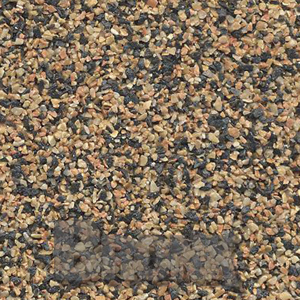 Mosaikputz Buntsteinputz 15 kg, Körnung 1,0-1,6 mm sand/gelb-orange-schwarz TM78